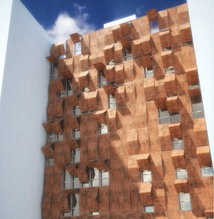 德黑兰建筑幕墙：遮阳、美学与节能的融合