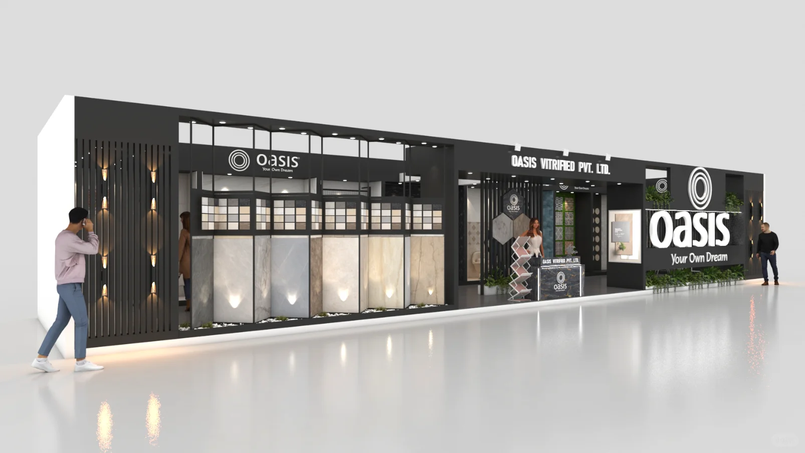 展会展台设计搭建 | 国际石材及瓷砖展览会