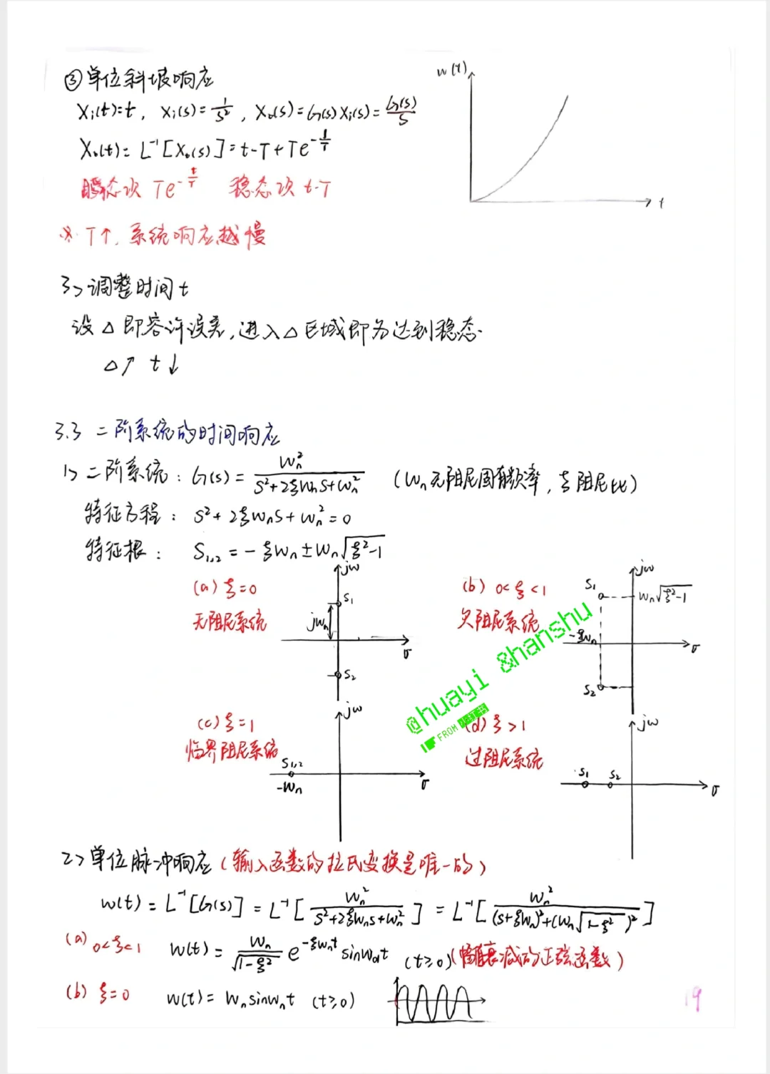 机械工程控制 第三章系统的时间响应分析