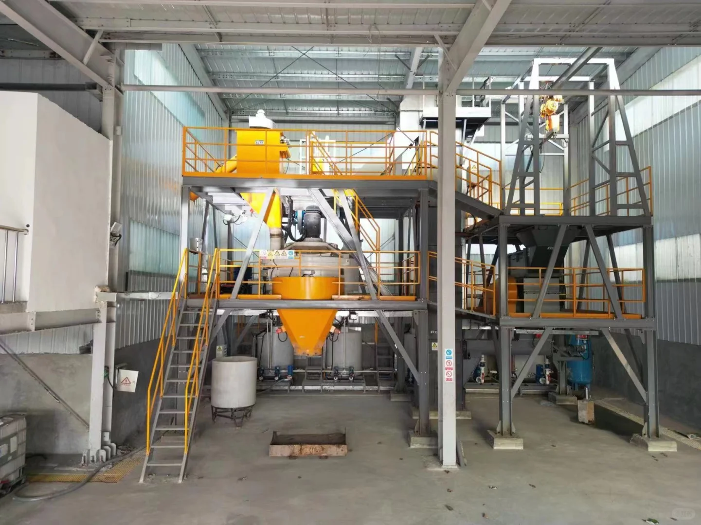 飞灰固化设备的安装步骤