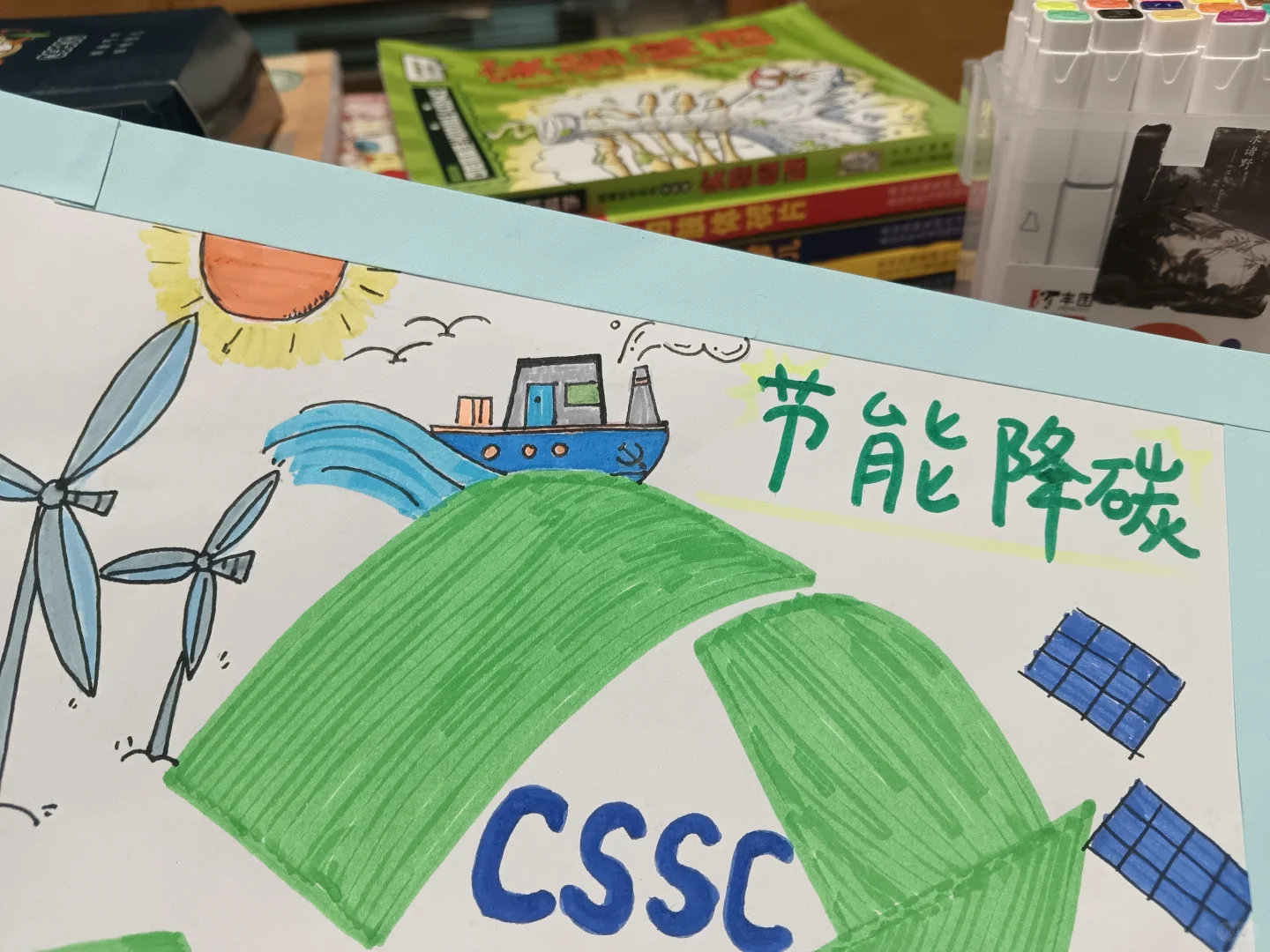 我的能源创意画能源降碳?