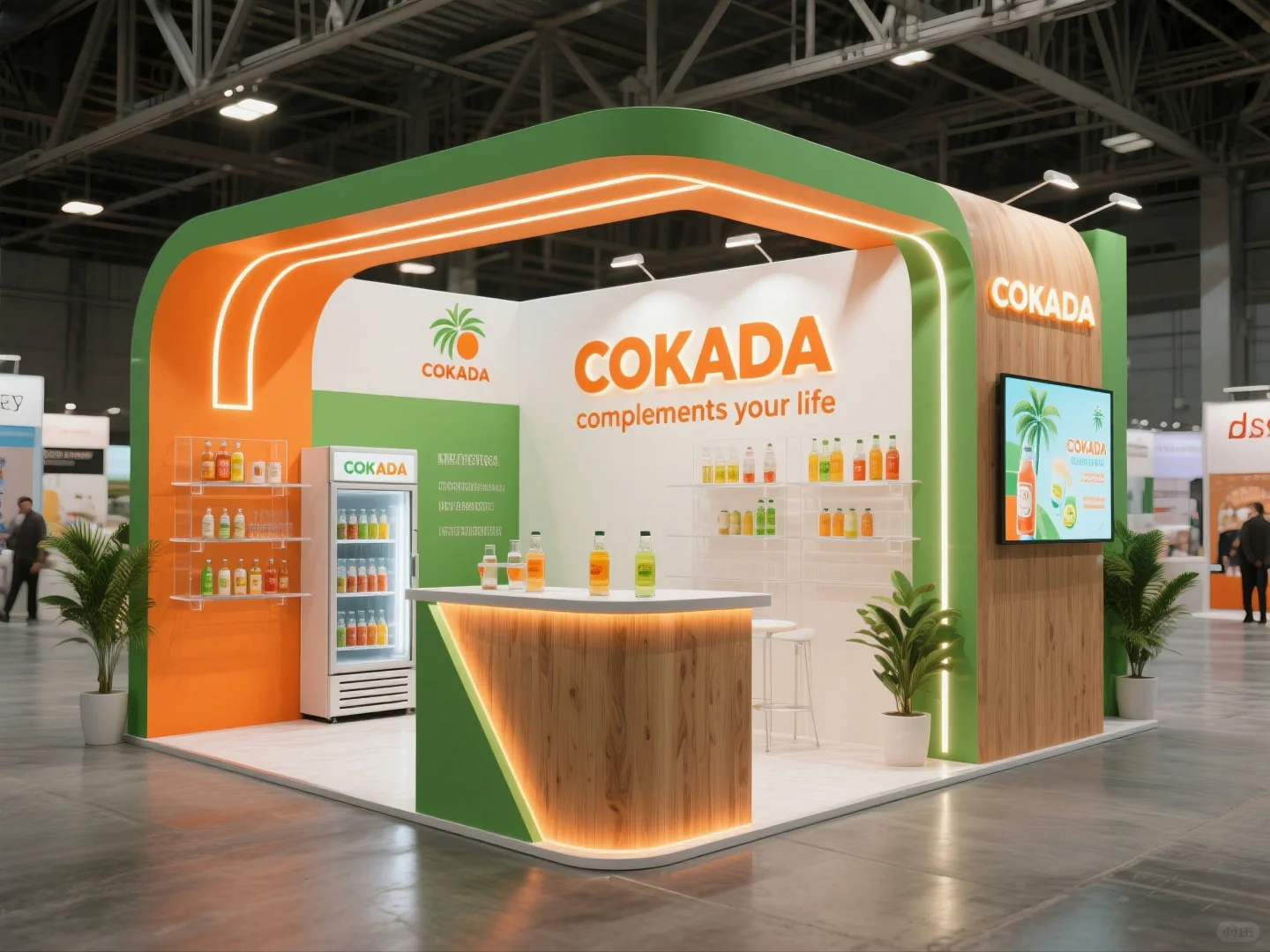 094｜挑战100天100套展台案例｜多彩活力风