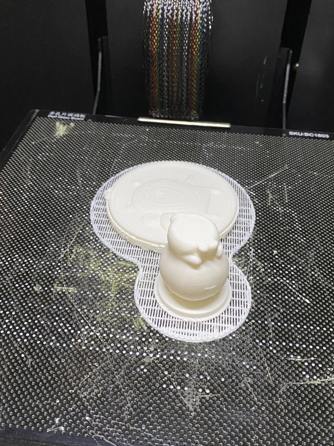 嘻嘻嘻 3d打印做出了三个自嘲熊（＾∇＾）