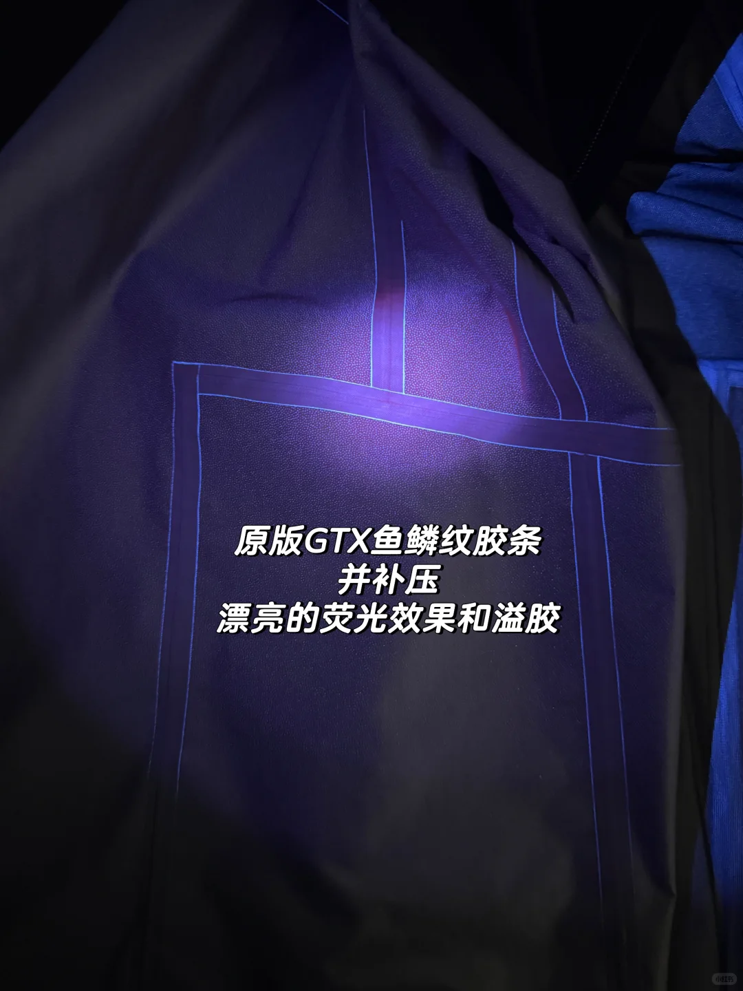 80D GTX 3L面料ePE膜鱼鳞纹底布的冲锋裤！