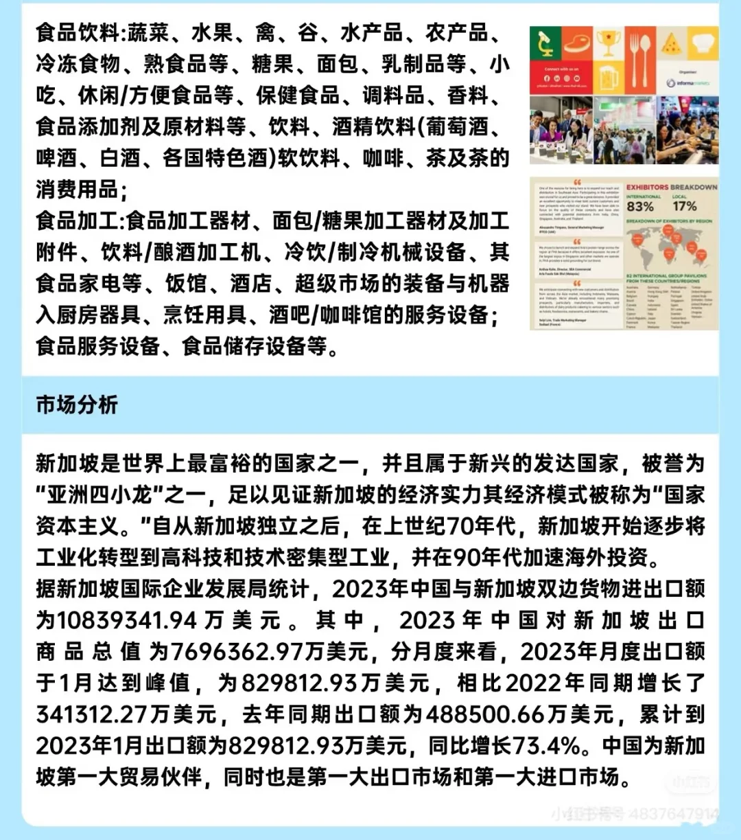 2025年4月新加坡食品饮料展出6号馆位置