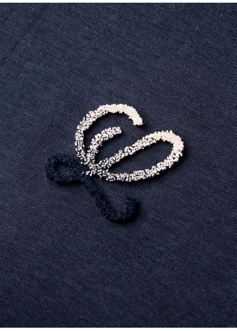 服装工艺｜简约高级的3D立体logo印绣花设计