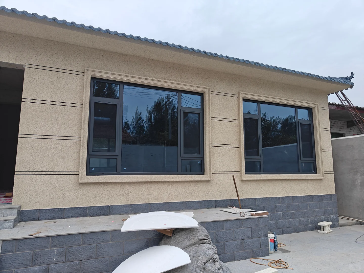 自建房日记第168天|断桥铝窗户安装