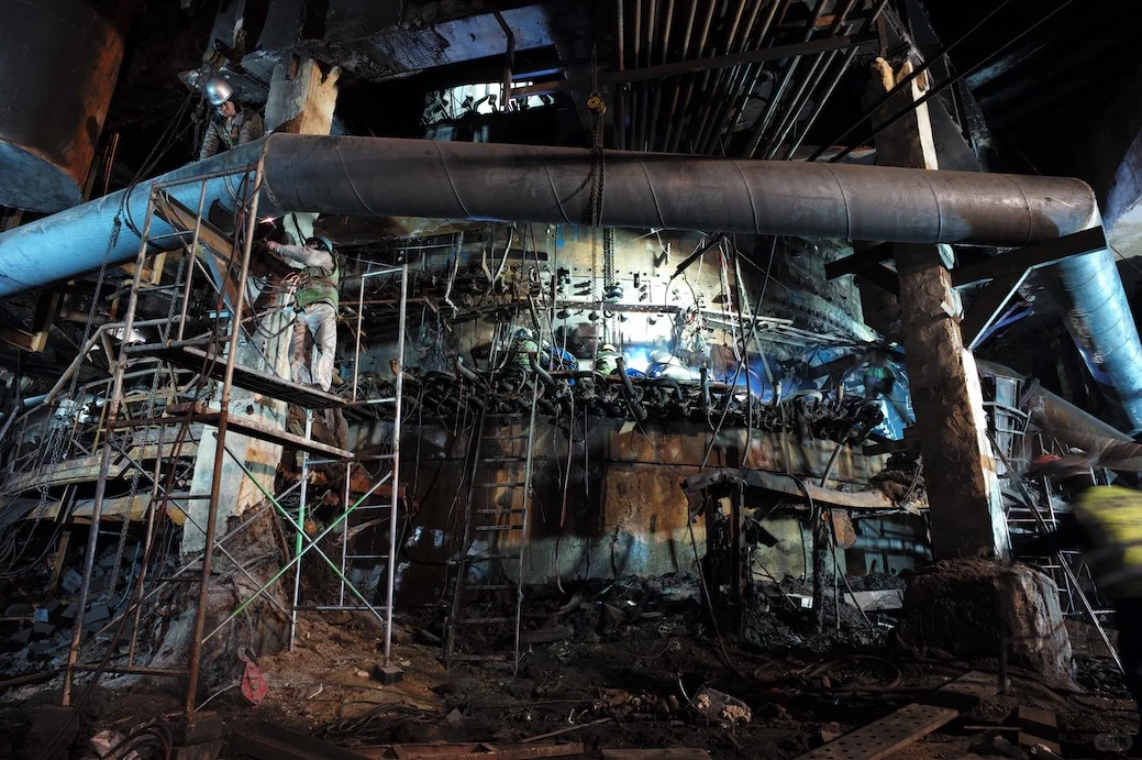 炼铁炉维修 老工业