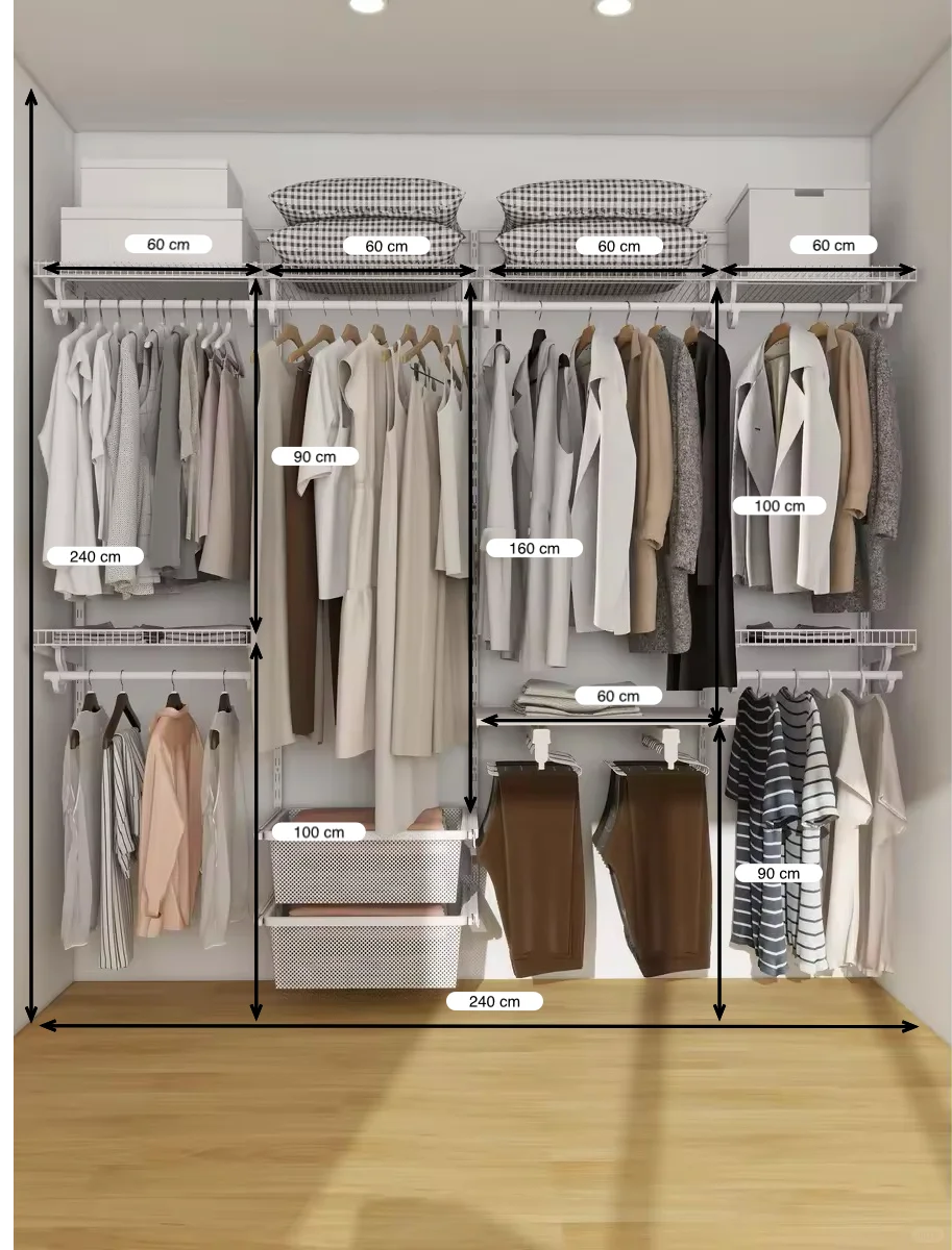 怎么没早装!金属衣帽间才是年轻人装修主流