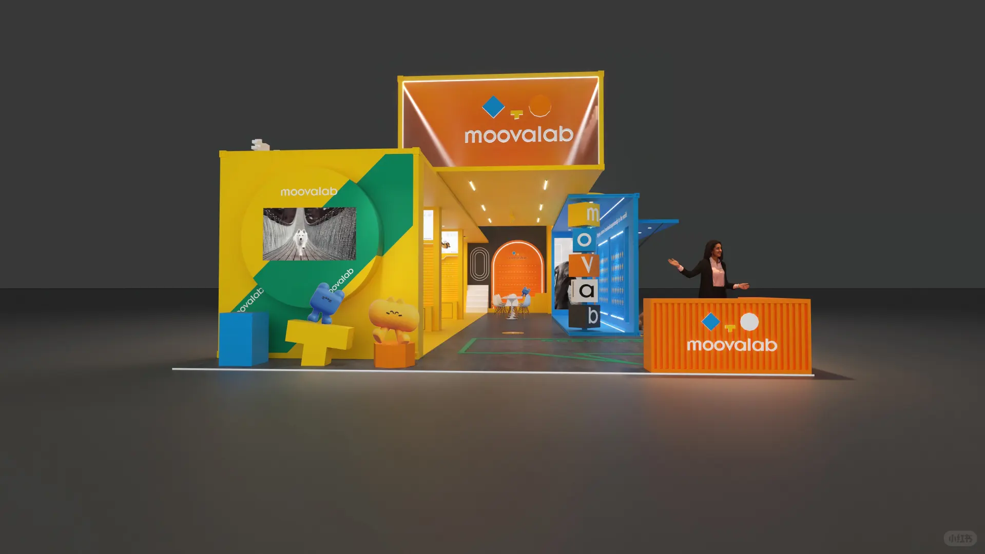 moovalab 展台设计|宠物品牌的童趣展台