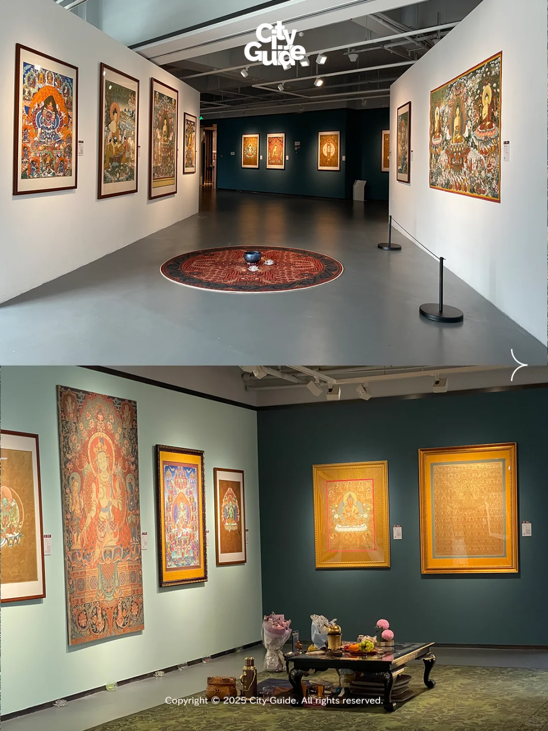 太震撼了!深圳最大规模黄金唐卡展!