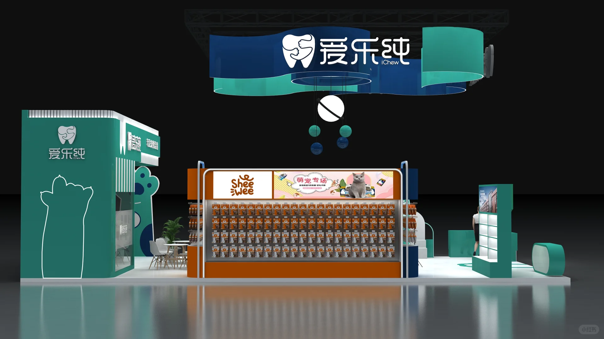 100平以上展台还不知道怎么设计???