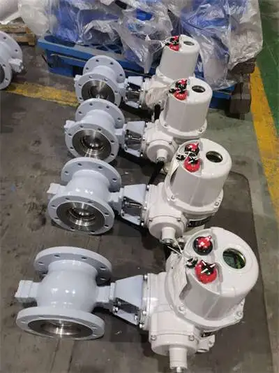 电动 V 型法兰式半球阀:创新与实用的结合