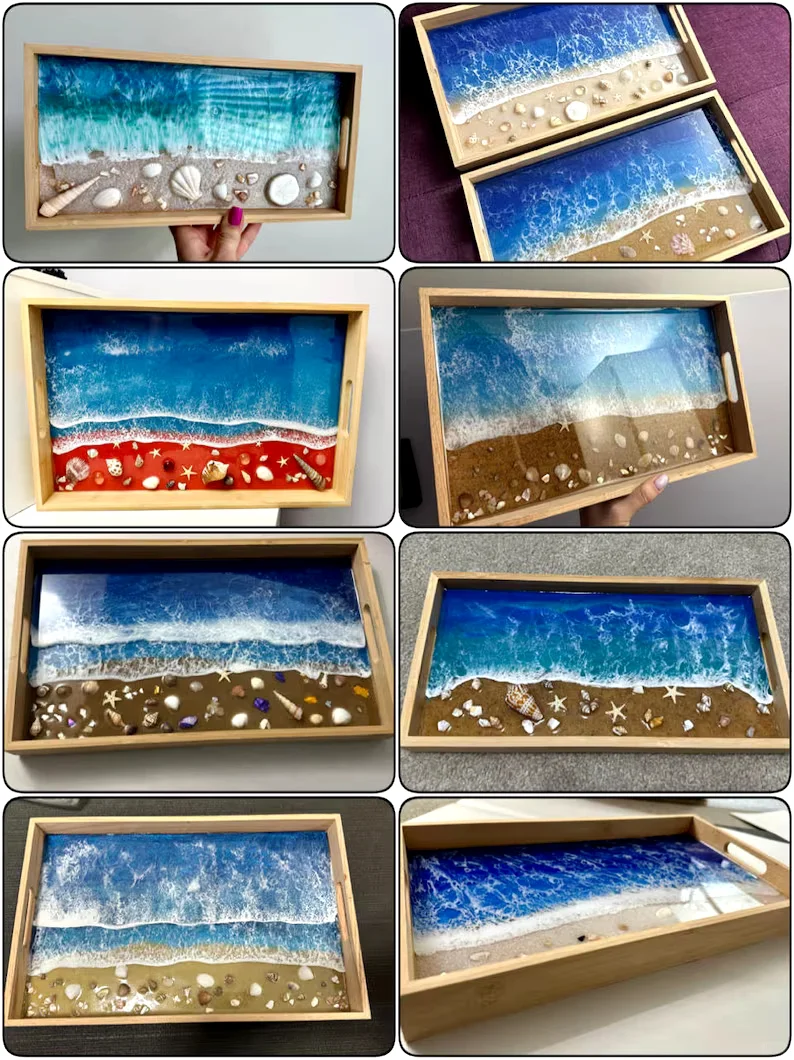 **?【海洋风滴胶托盘·源头工厂直供】