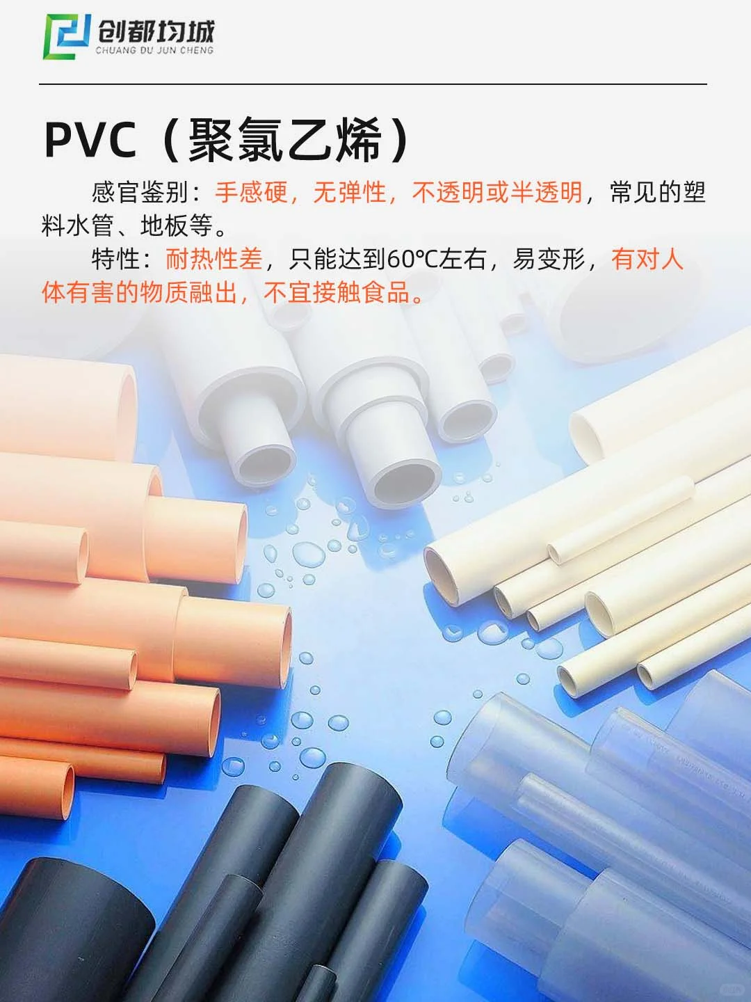生活中常见的塑料：PVC