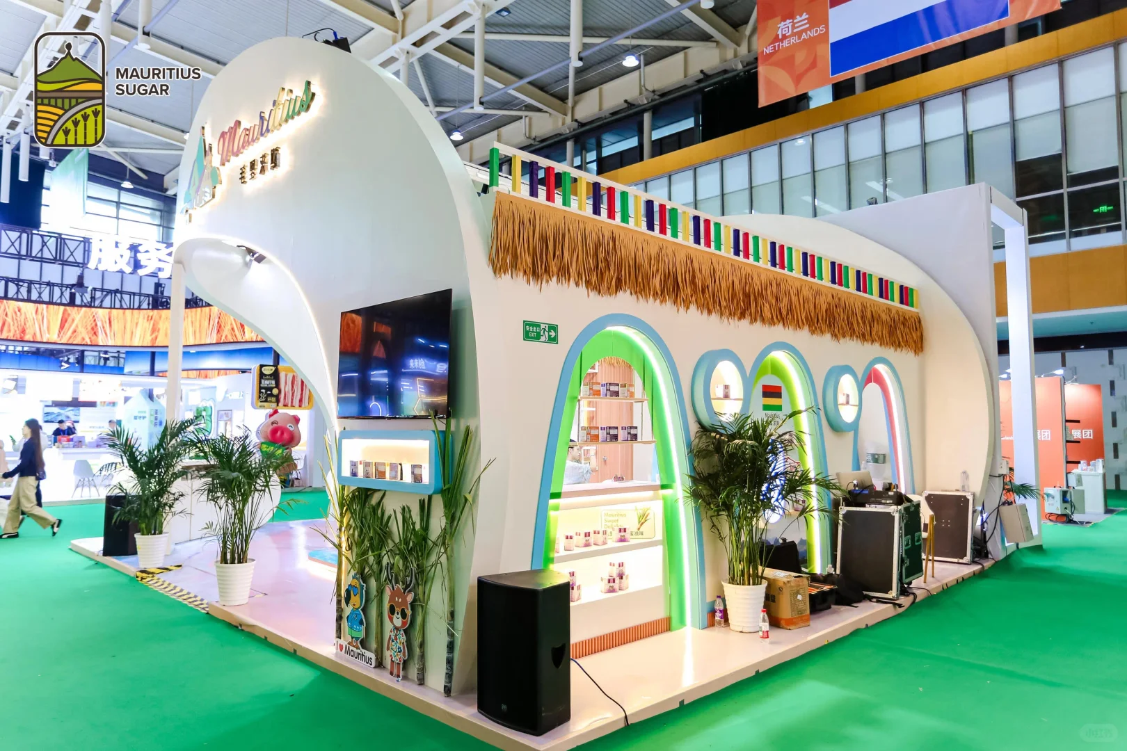 糖酒商品交易会‖毛里求斯展台‖合肥展陈
