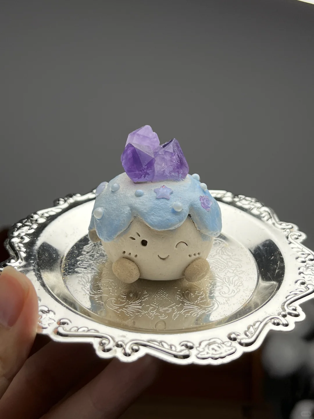 无聊?用石塑粘土做了个小东西