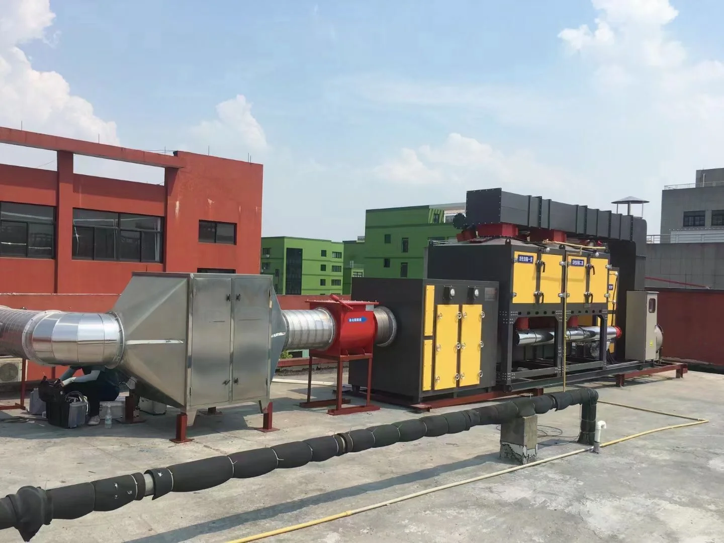 催化燃烧设备印刷喷涂注塑橡胶工业车间废气