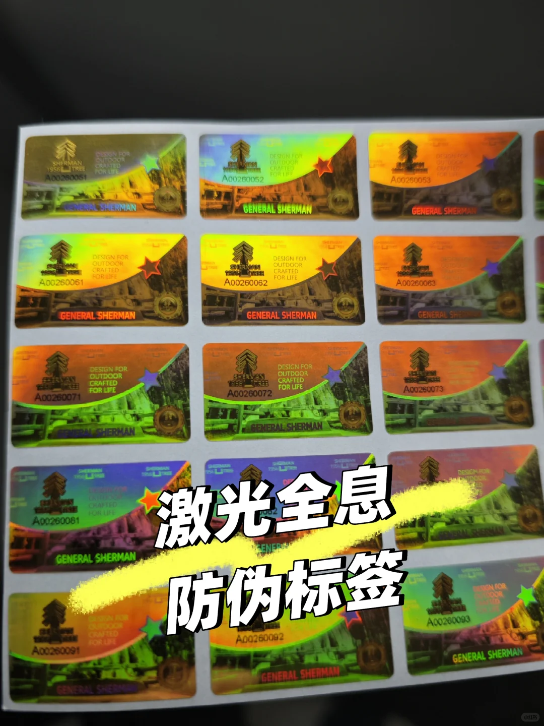 这款防伪标签怎么说