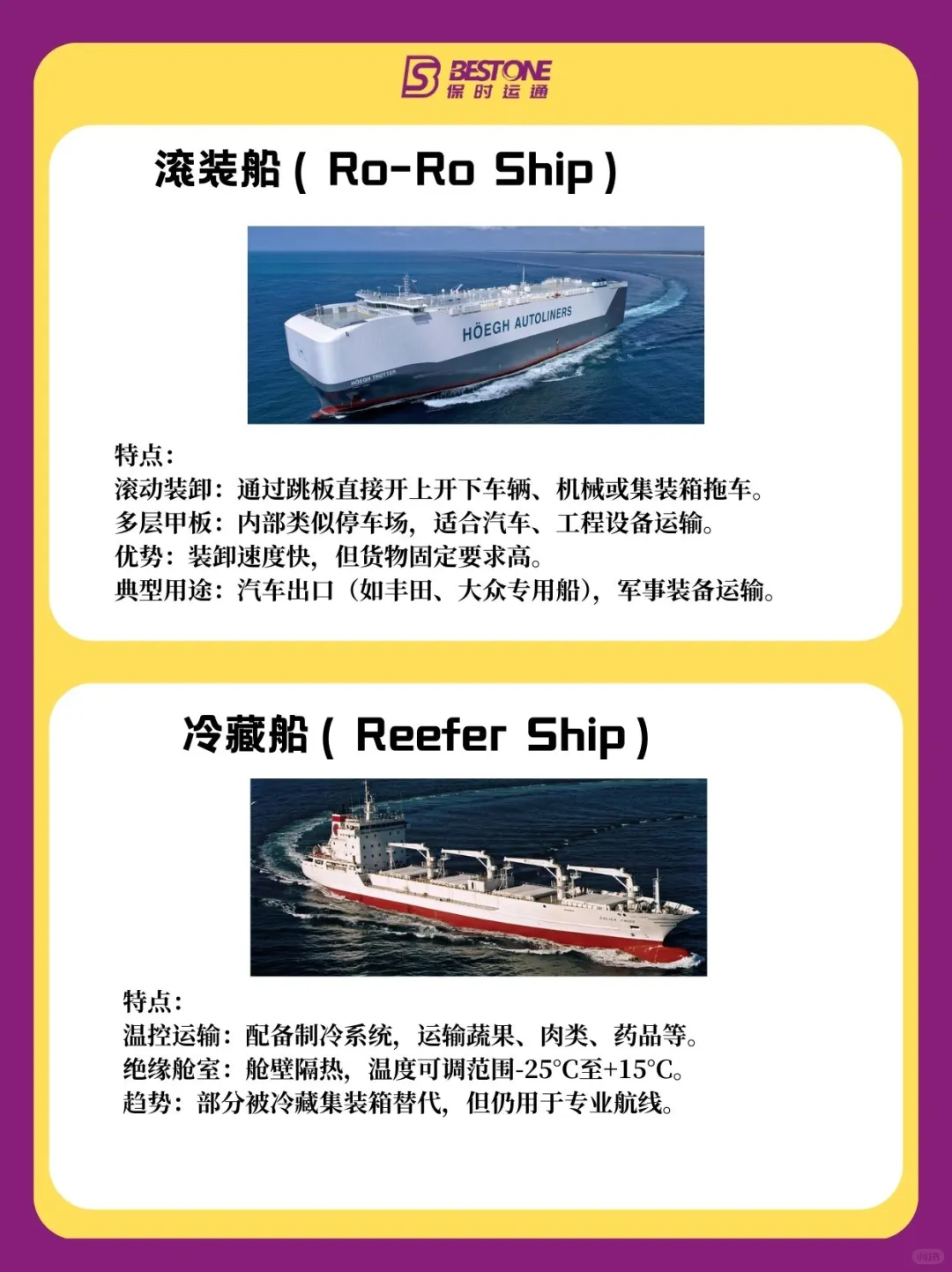 全球海运货轮大揭秘!10种海运巨兽