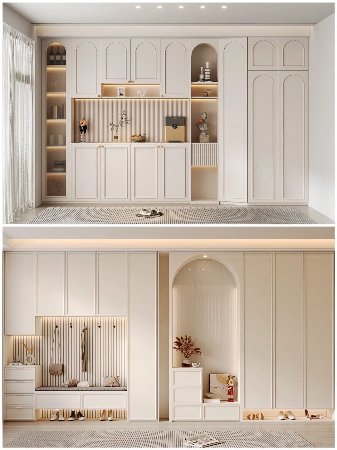 打造法式奶油风柜子设计