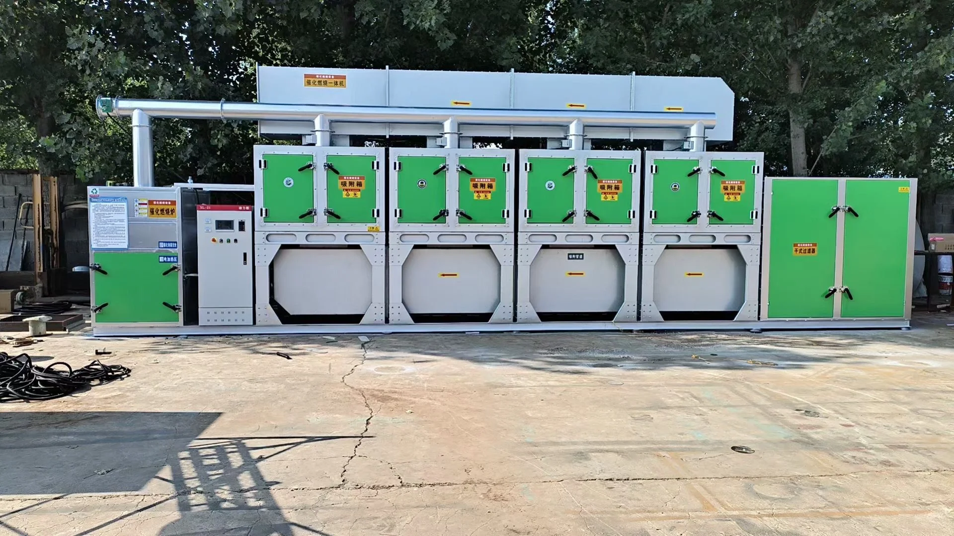 催化燃烧设备印刷喷涂注塑橡胶工业车间废气