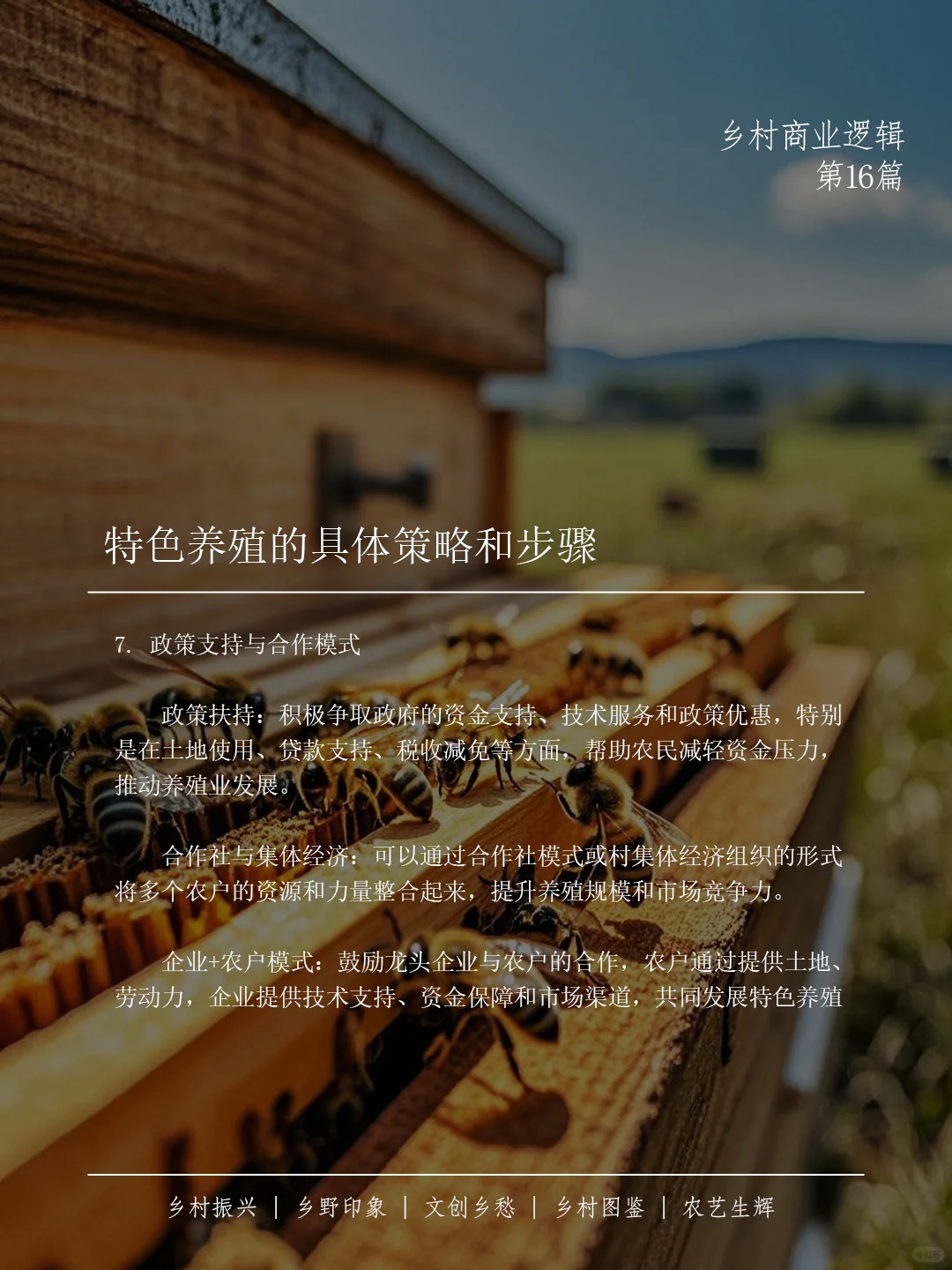 ? 特色养殖产业如何助力乡村振兴??