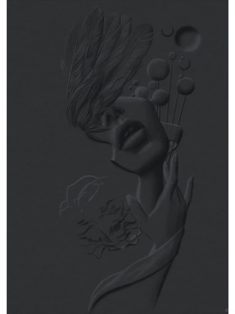 暴力拉升印品层次感（凹凸压印篇）