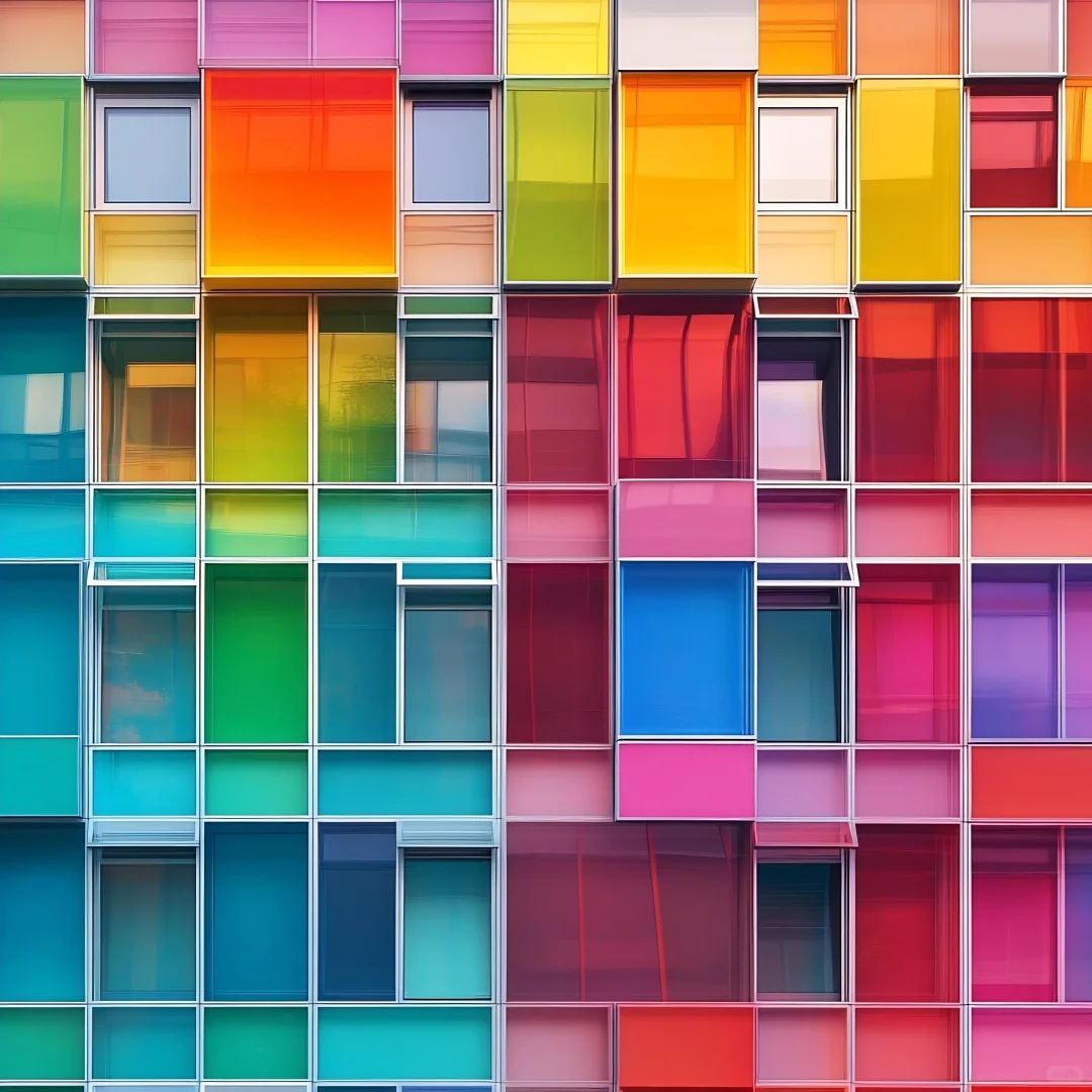 建筑材料:彩色玻璃