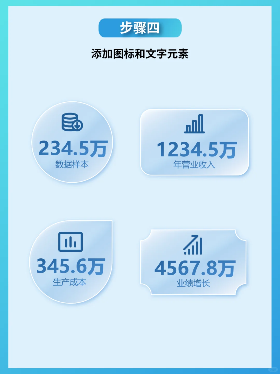 高质感毛玻璃文本框，4️⃣步轻松搞定！