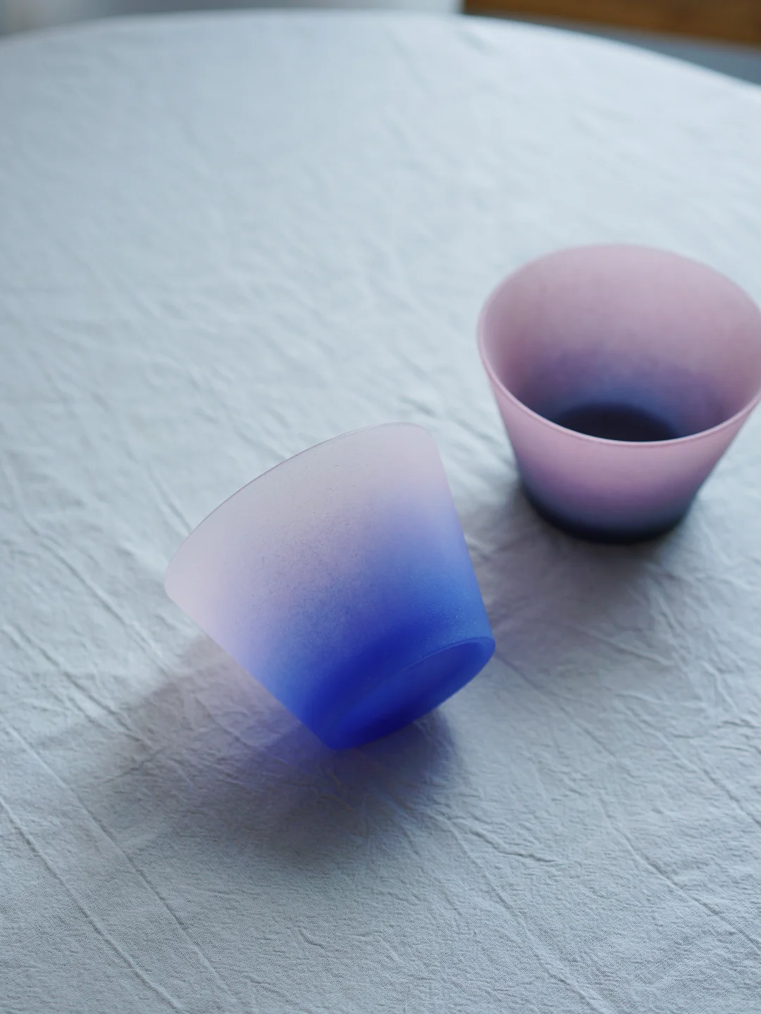 云汀手作|联名款粉烧玻璃猪口杯新颜色