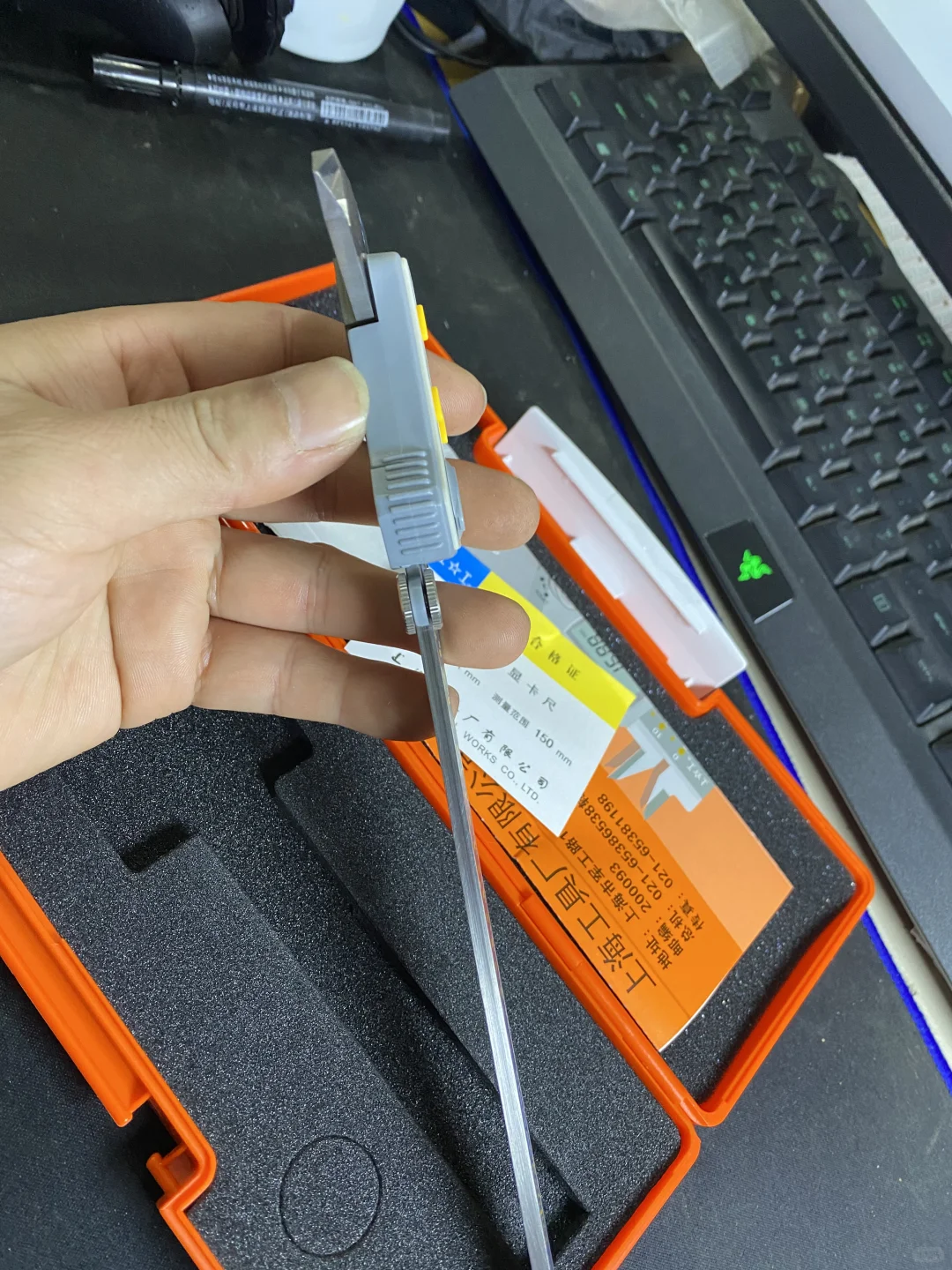 上工数显游标卡尺 高精度电子数显游标卡尺