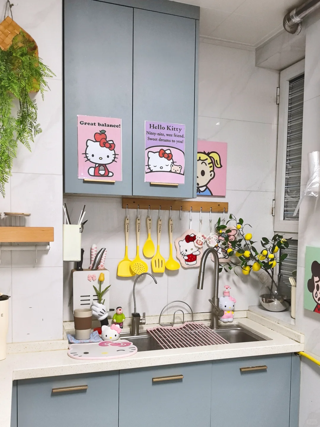 ?Dream Kitchen|好喜欢我的清新蓝小厨房