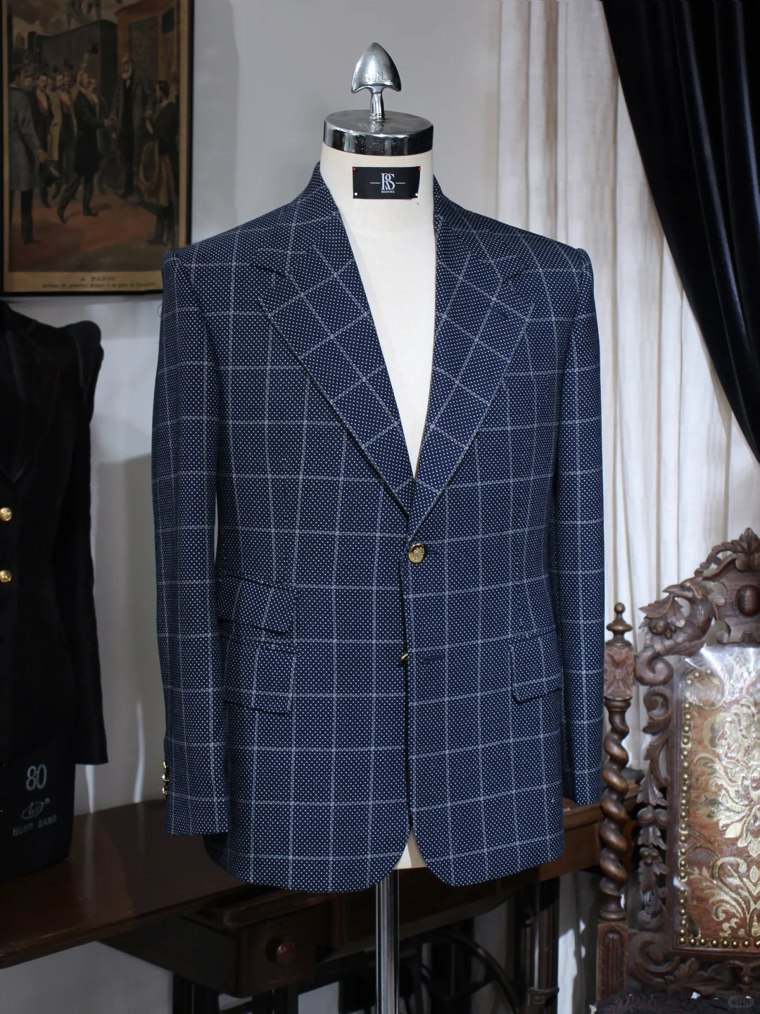 西装鉴赏 | 三维拓补图 英式幾何秩序