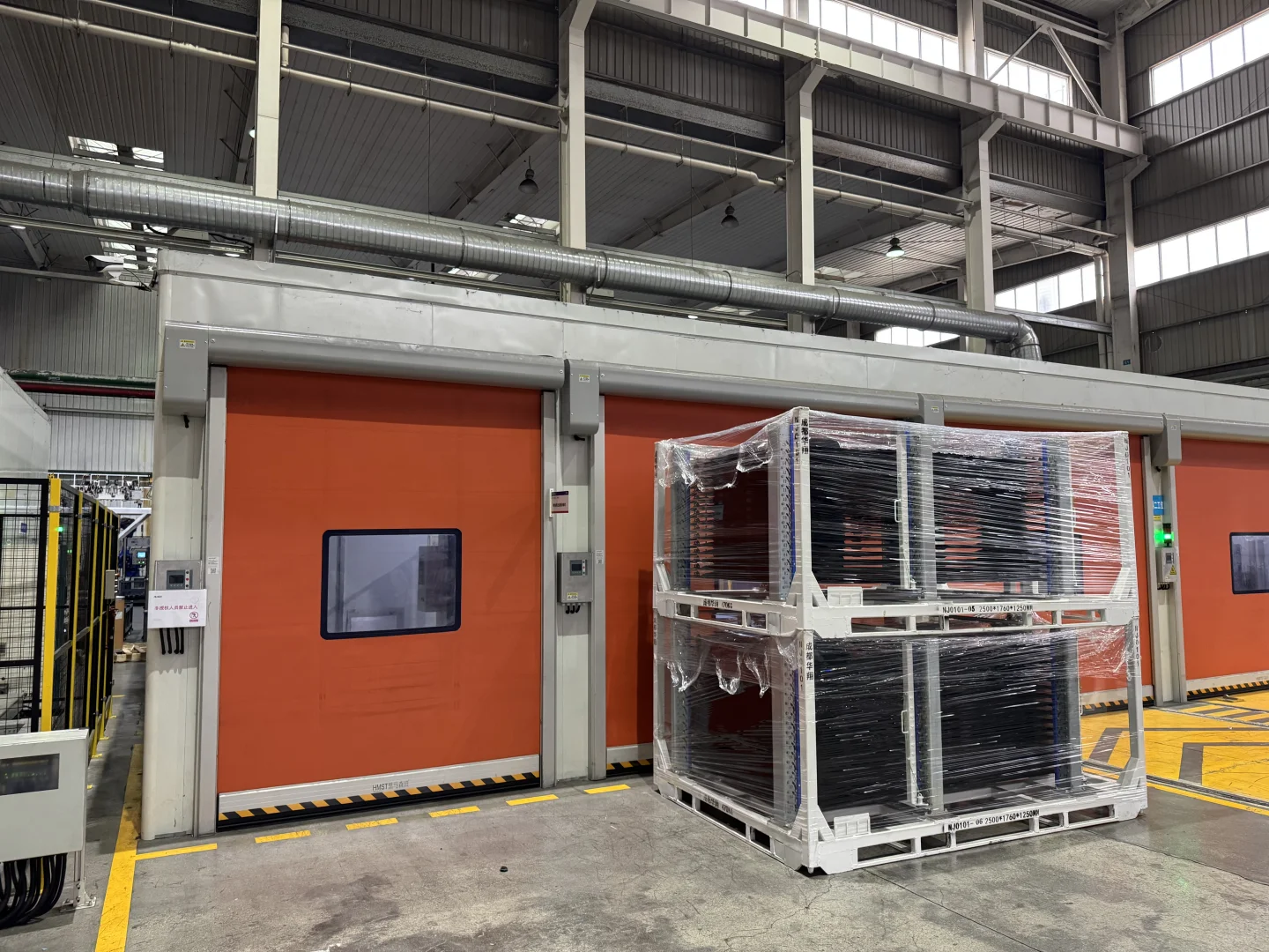 沃尔沃汽车生产线监控安装调试完成