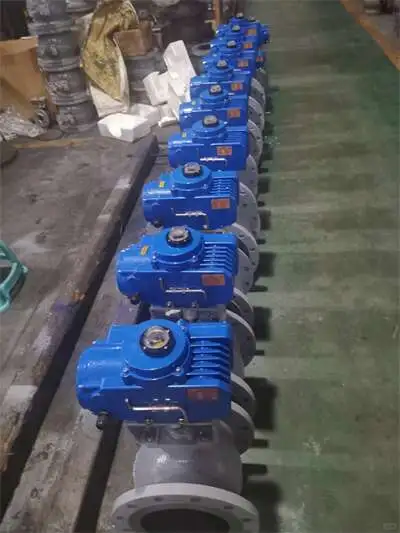 电动 V 型法兰式半球阀:创新与实用的结合