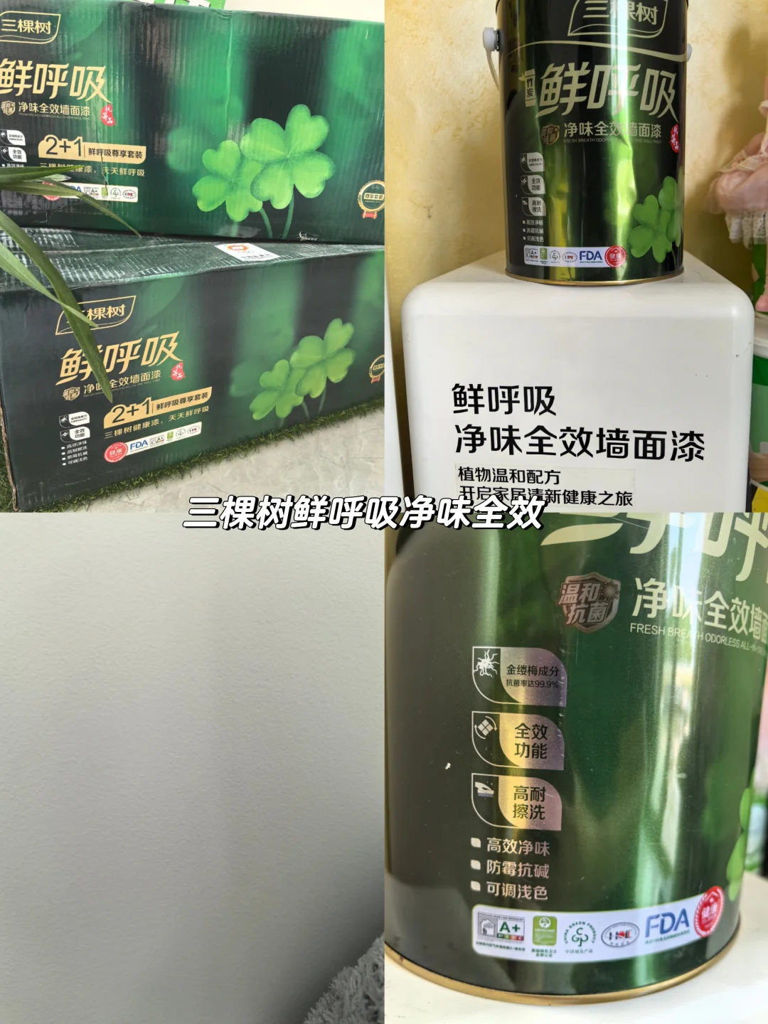 三棵树鲜呼吸墙面漆！绝了！