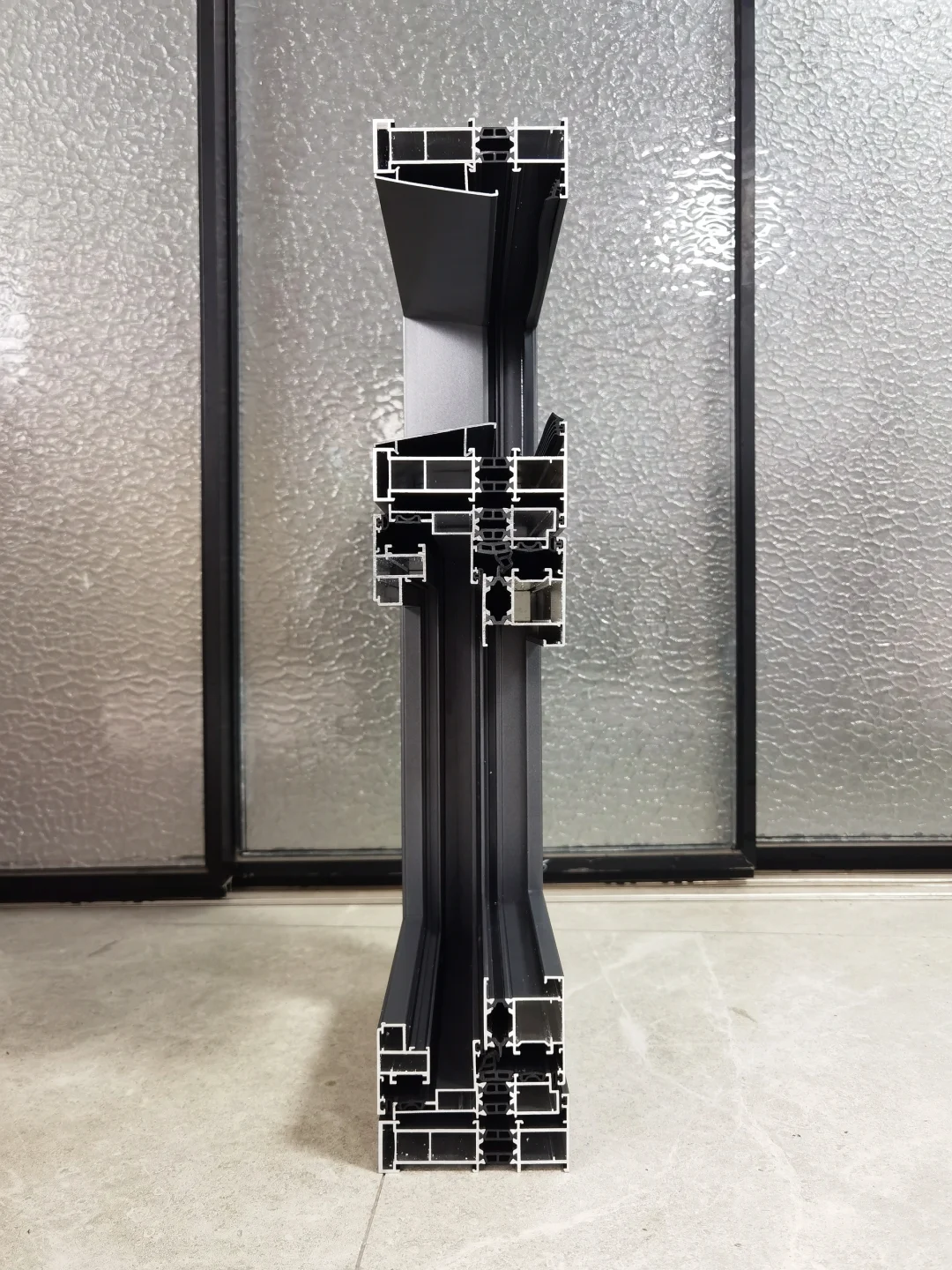 110断桥平开窗型材截面