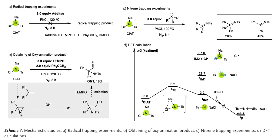 使用N-氯酰胺钠对聚丙烯进行C–H键胺化