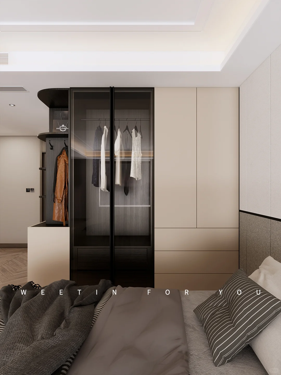 挖到宝? 主卧定制衣柜,实用与颜值封神