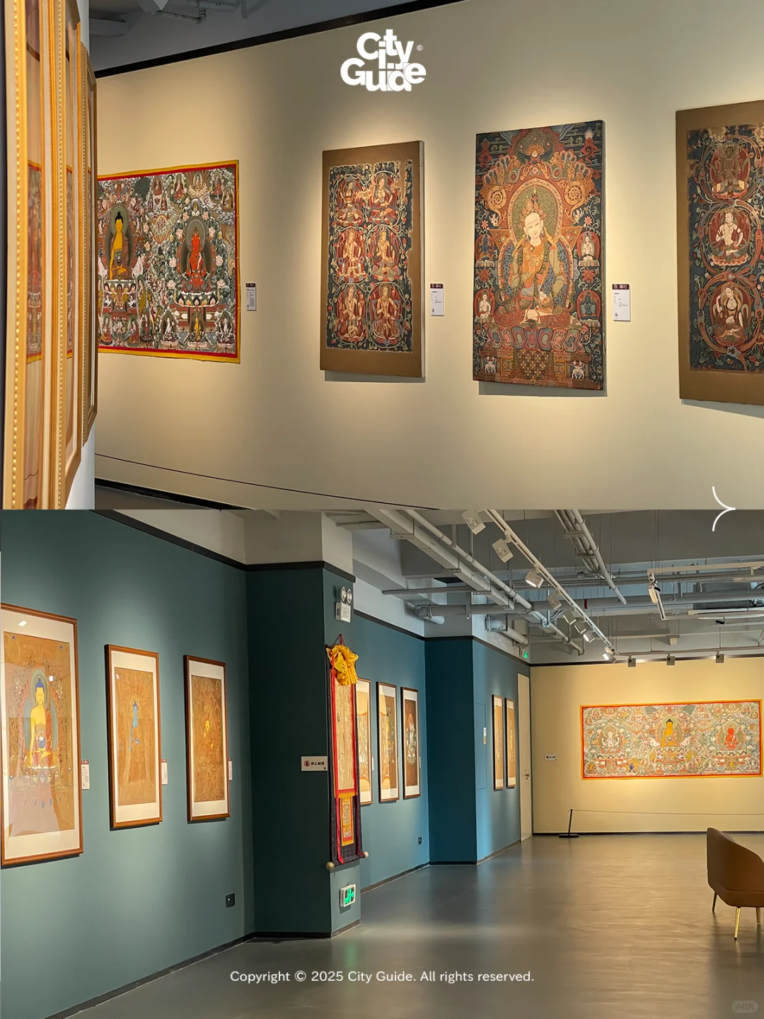 太震撼了!深圳最大规模黄金唐卡展!