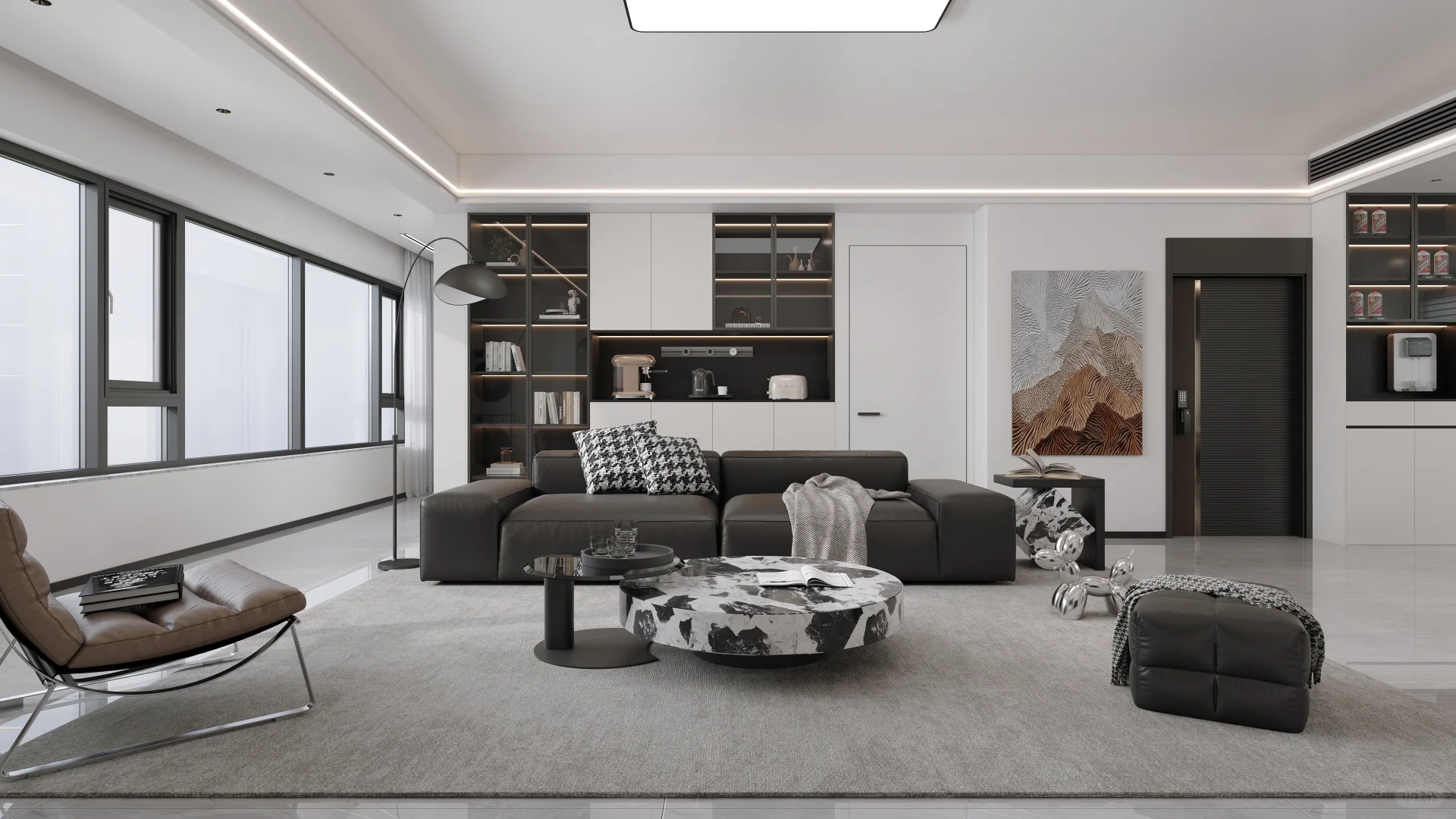 义乌装修140平半包8.X万（建设悦府）