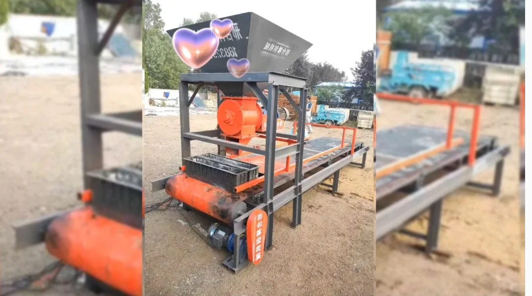 妙工新型混凝土预制块布料机械生产线设备