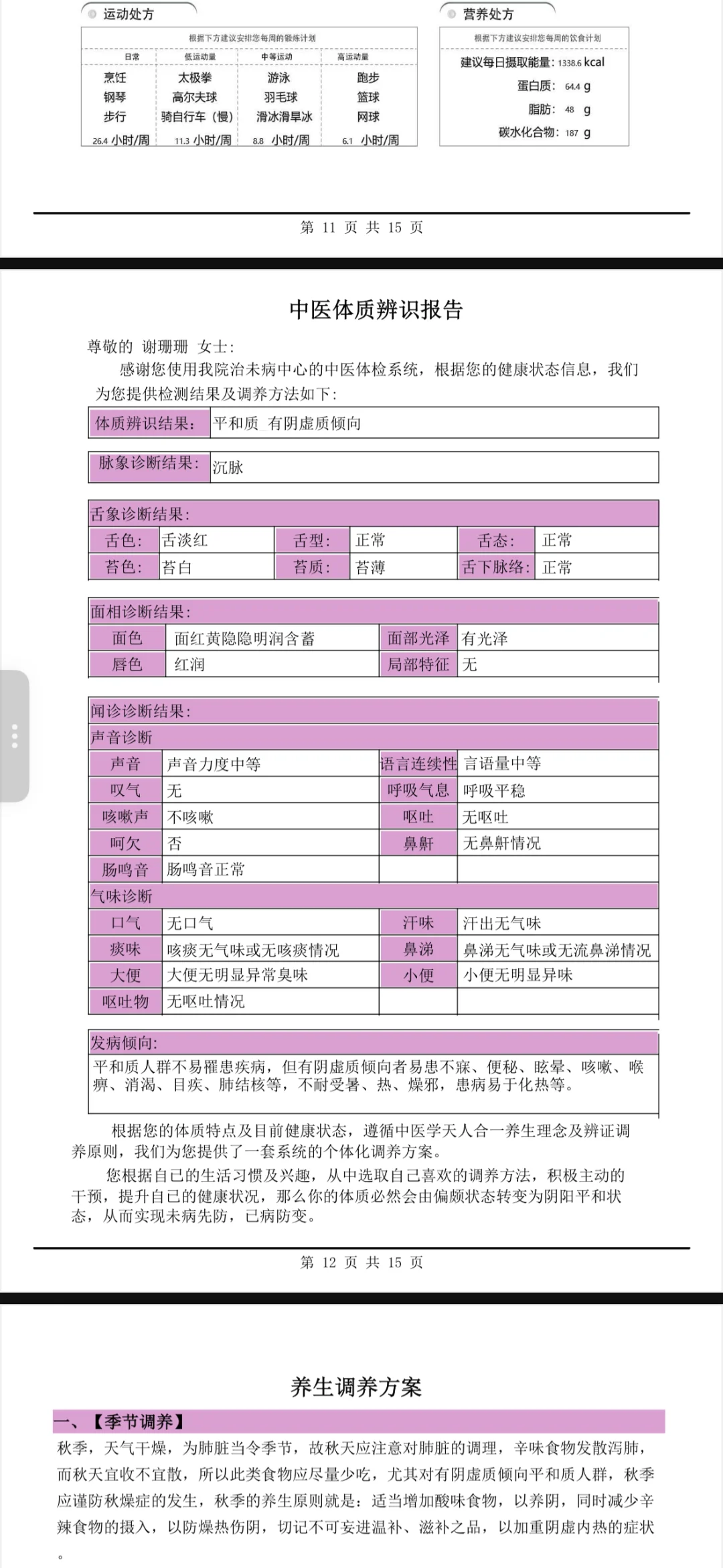 25岁，送自己一套体检套餐