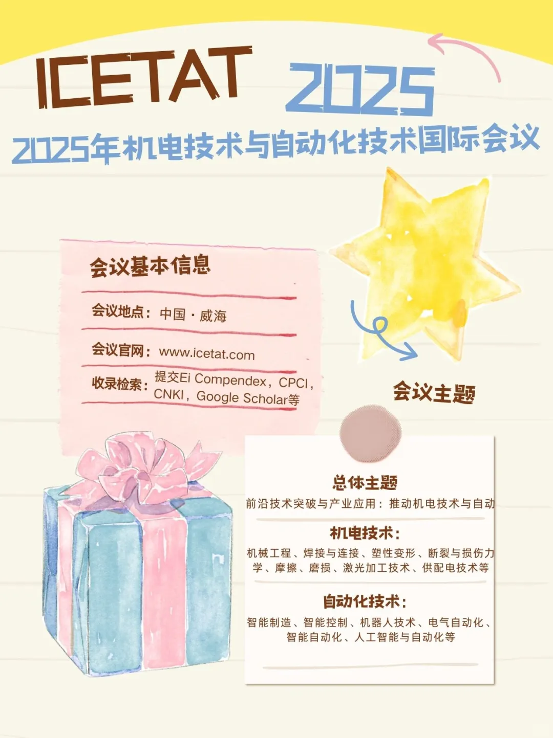 2025年机电技术与自动化技术国际会议