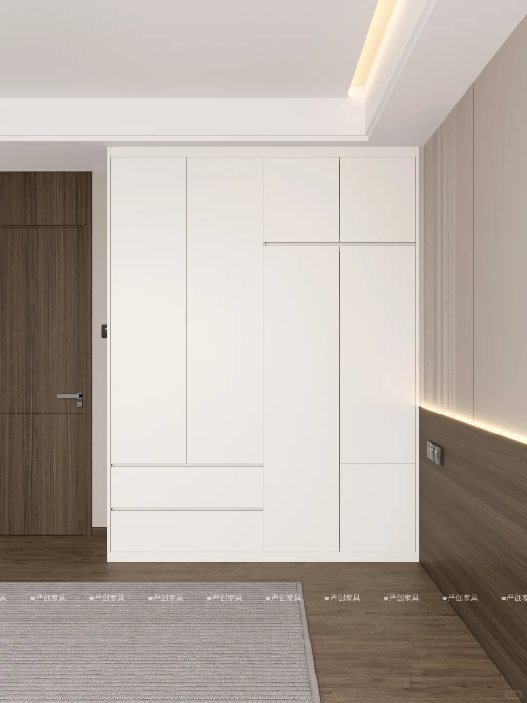 小户型卧室收纳｜衣柜真的越简单越好看！