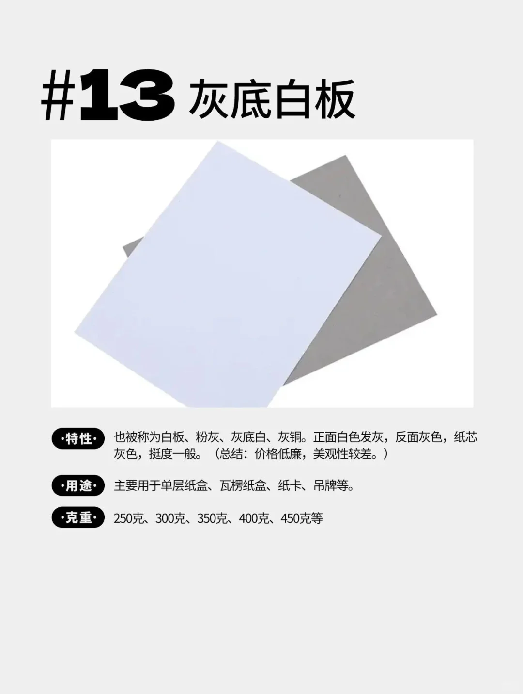 15种印刷纸张直接抄