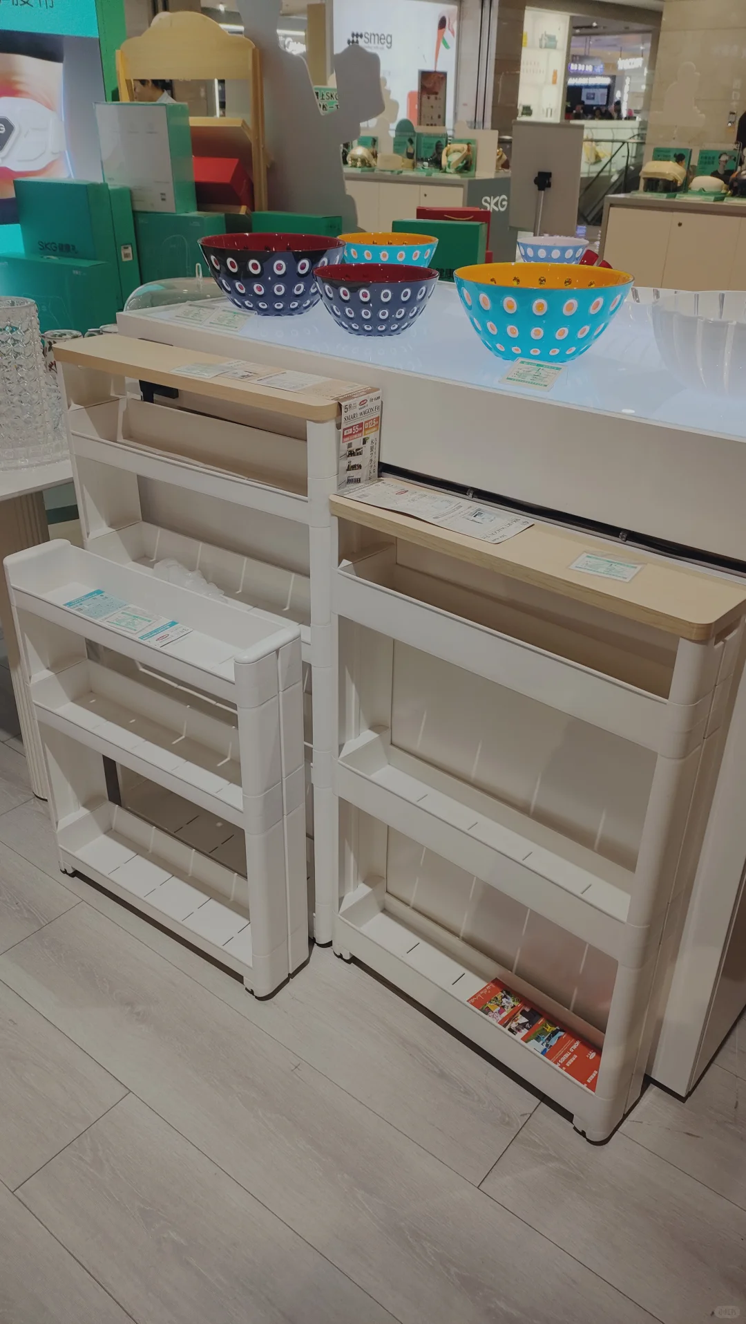 日本进口缝隙柜，厨房拉篮