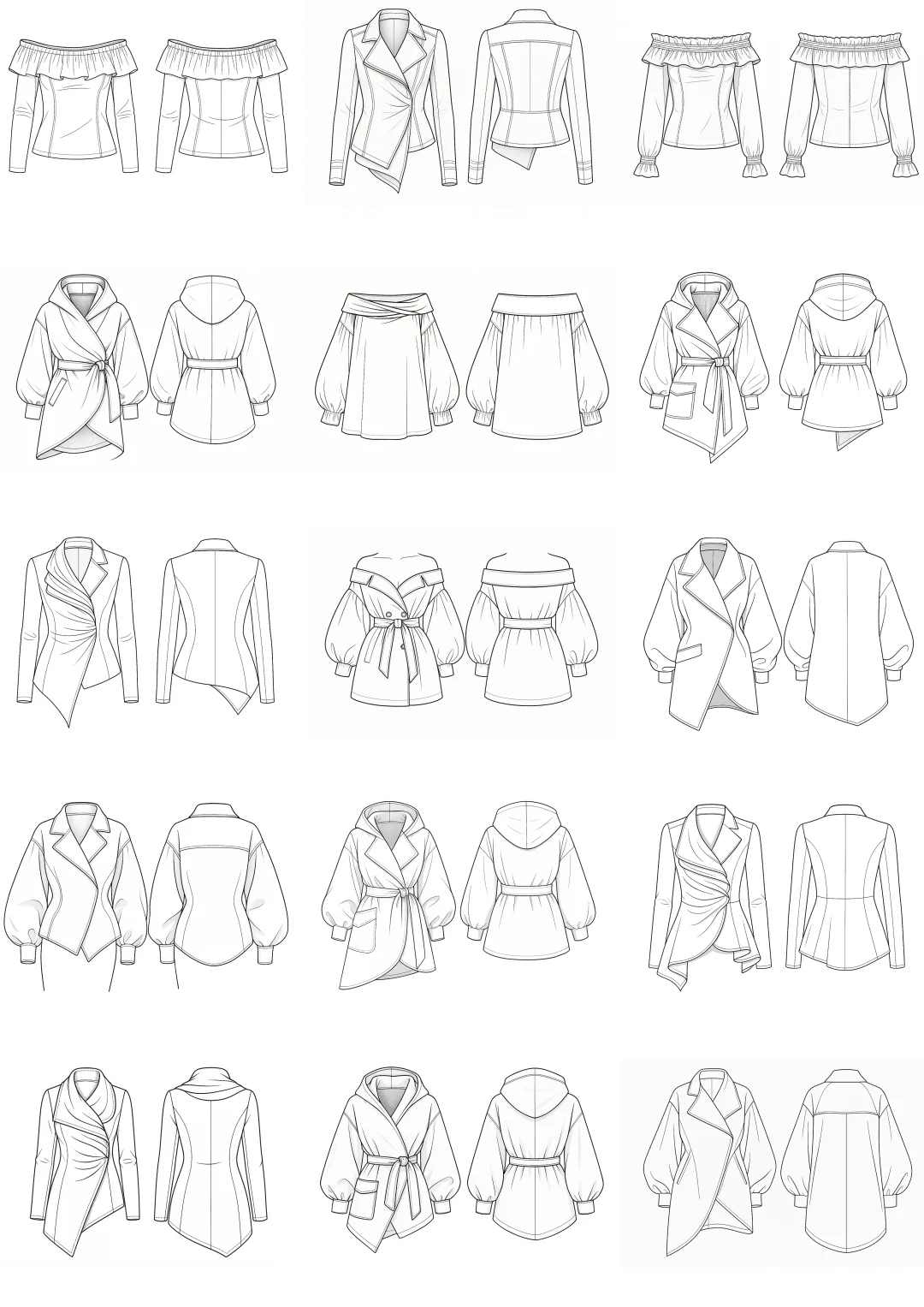 68.GPT-5生成的高清创意女装款式图素材