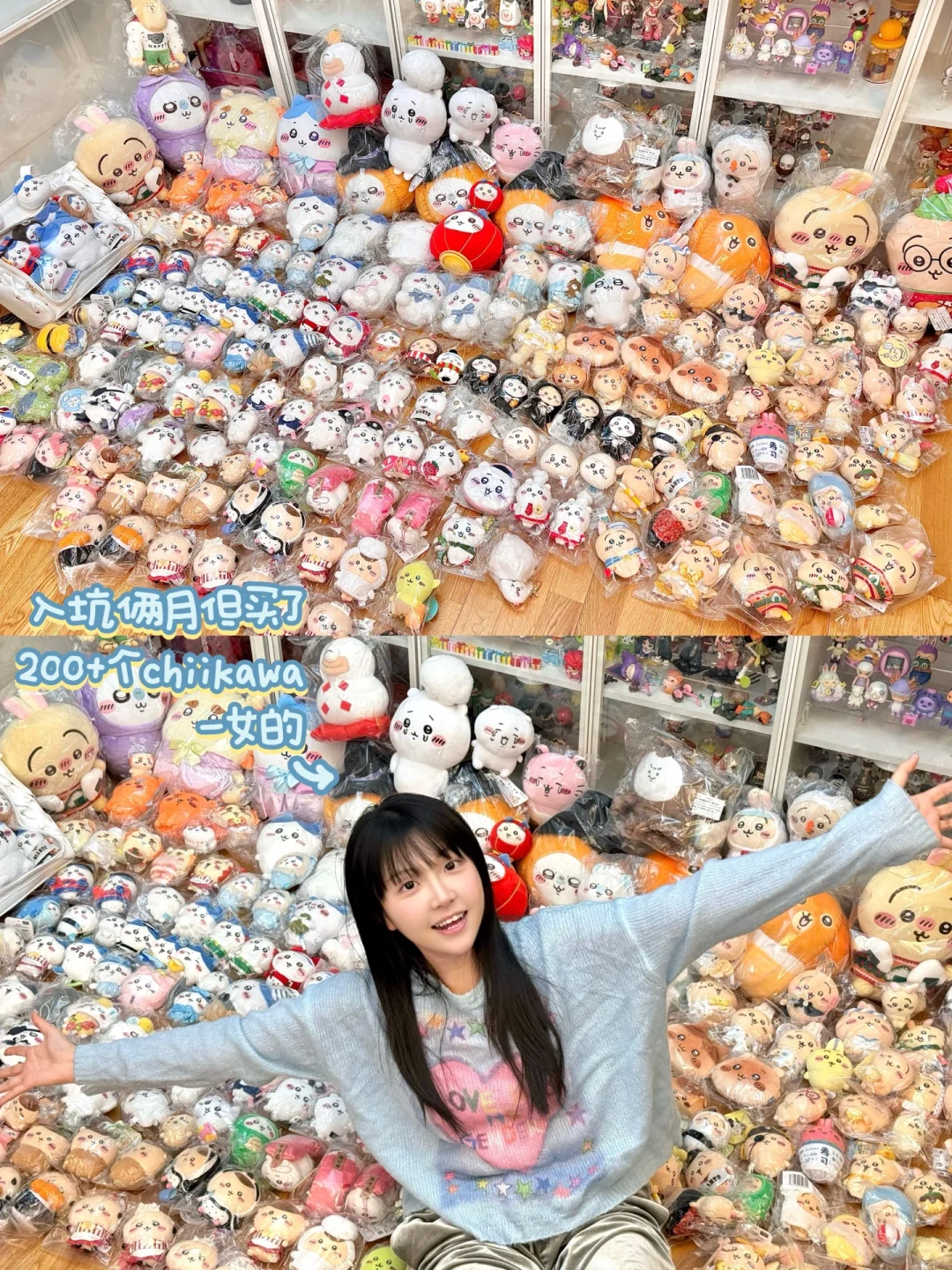 入坑chiikawa俩月买了200多个?谁来管管我
